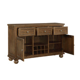 Tigard Cherry Dining Server from Homelegance - Luna Furniture