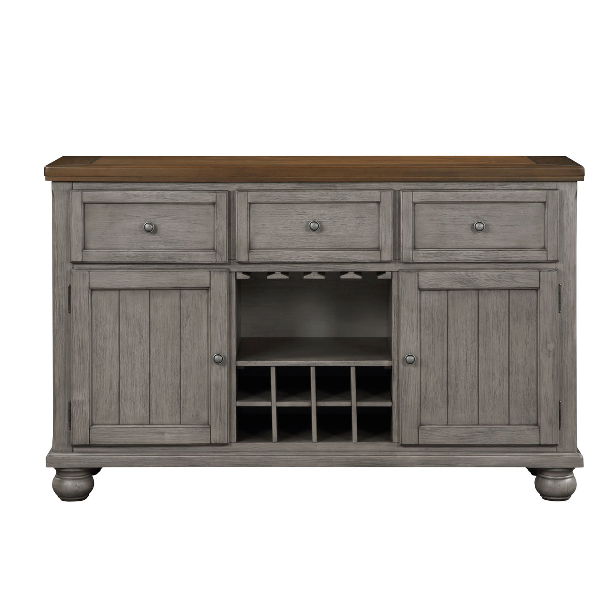 Tigard Gray Dining Server from Homelegance - Luna Furniture