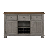 Tigard Gray Dining Server from Homelegance - Luna Furniture