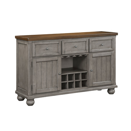 Tigard Gray Dining Server from Homelegance - Luna Furniture