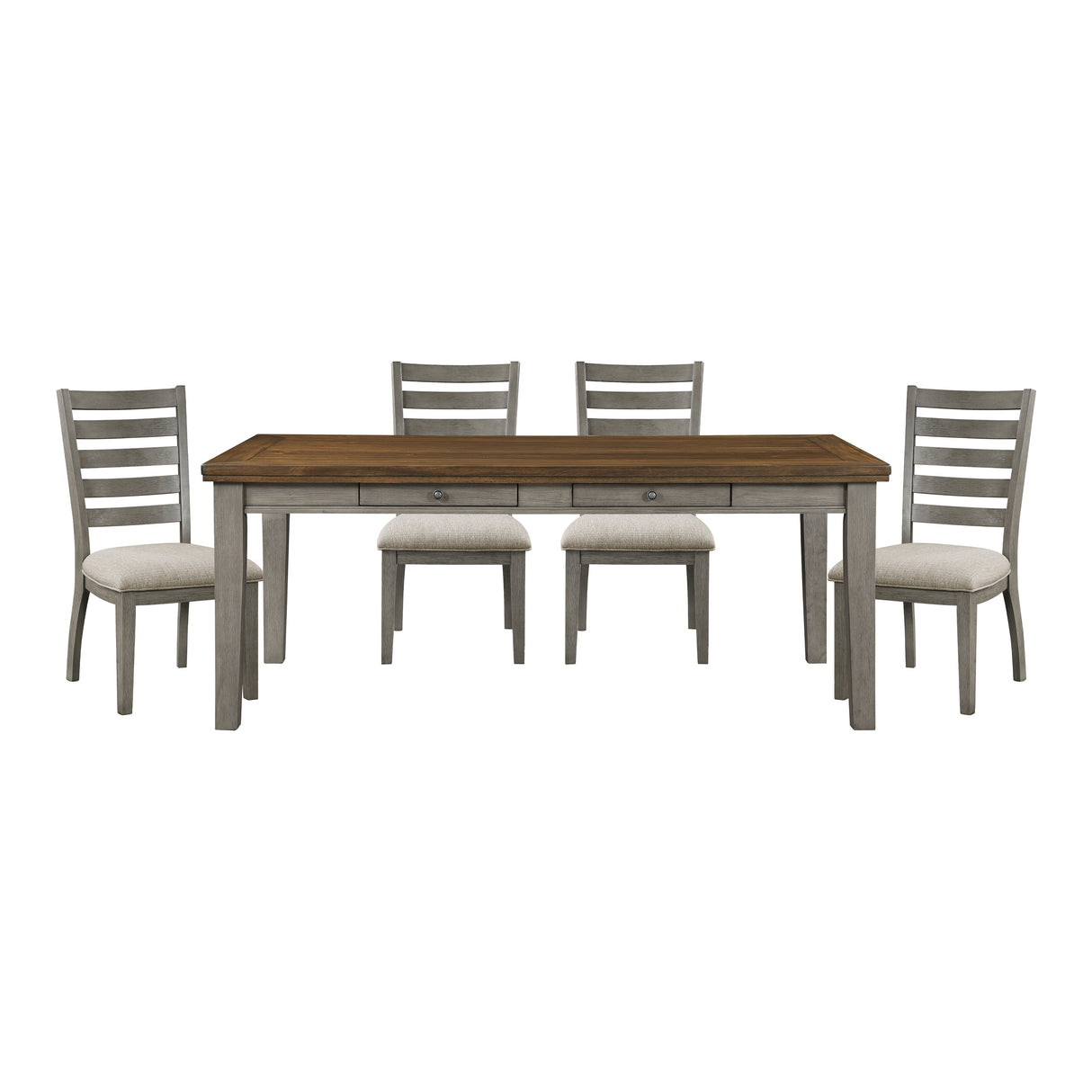 Tigard Cherry/Gray Dining Set from Homelegance - Luna Furniture