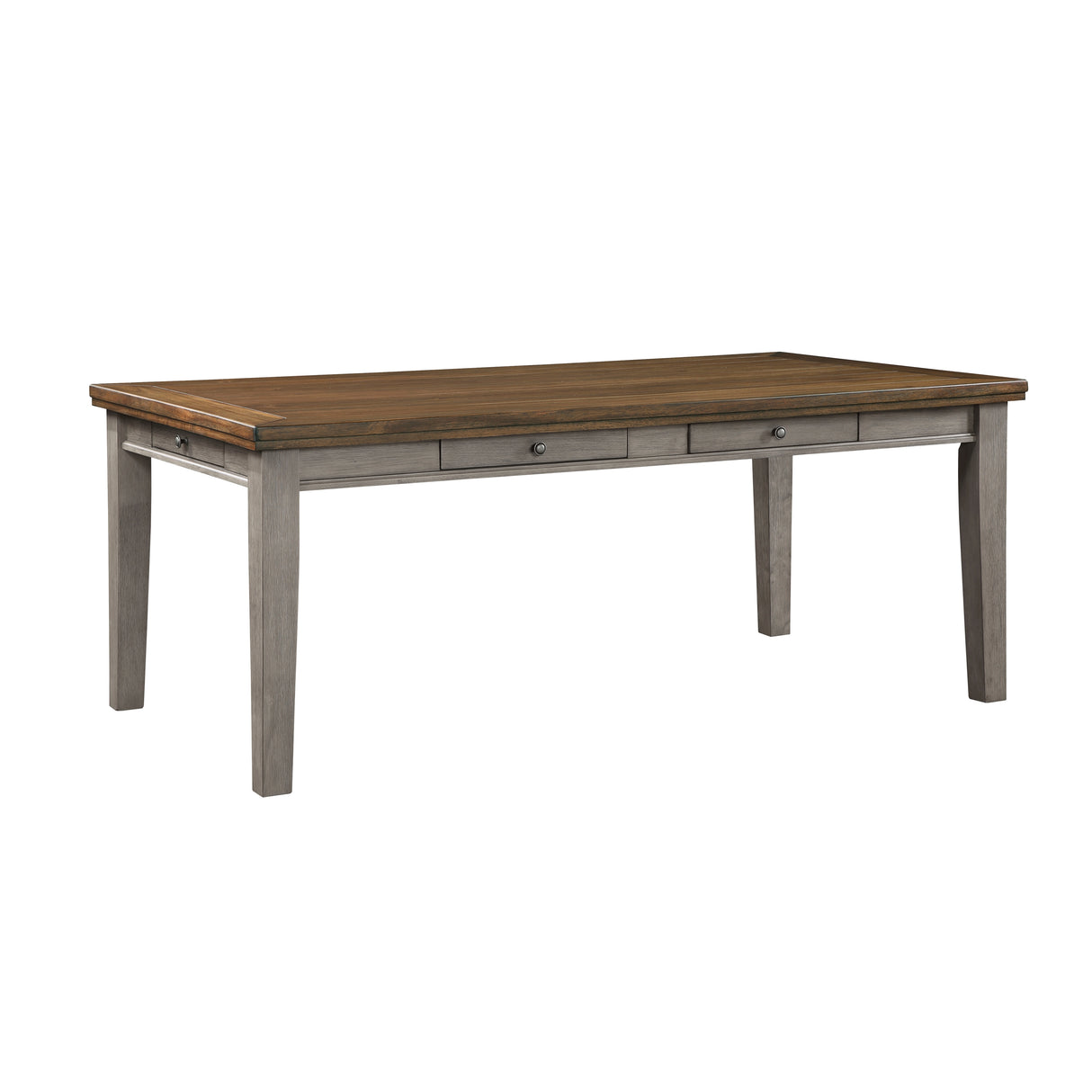 Tigard Cherry/Gray Dining Table from Homelegance - Luna Furniture
