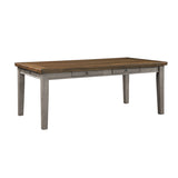 Tigard Cherry/Gray Dining Table from Homelegance - Luna Furniture
