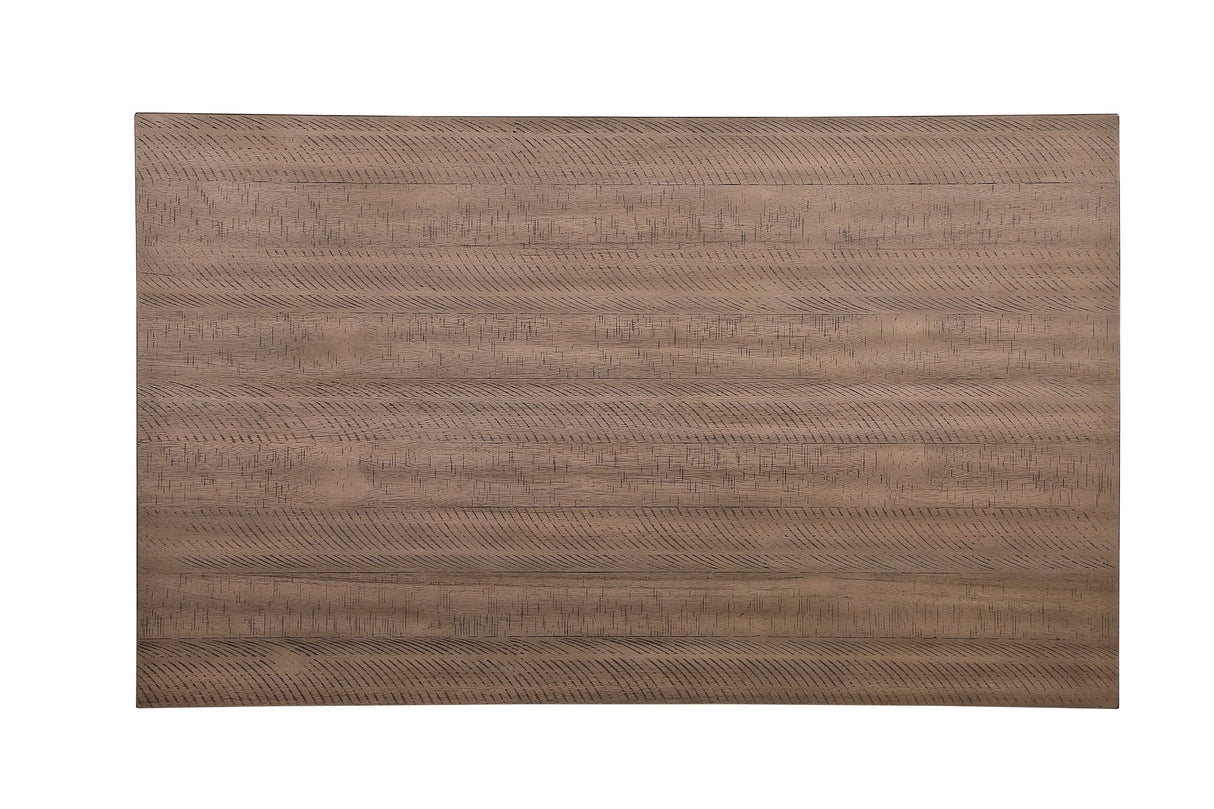 Ithaca Grayish White/Brown Dining Table from Homelegance - Luna Furniture