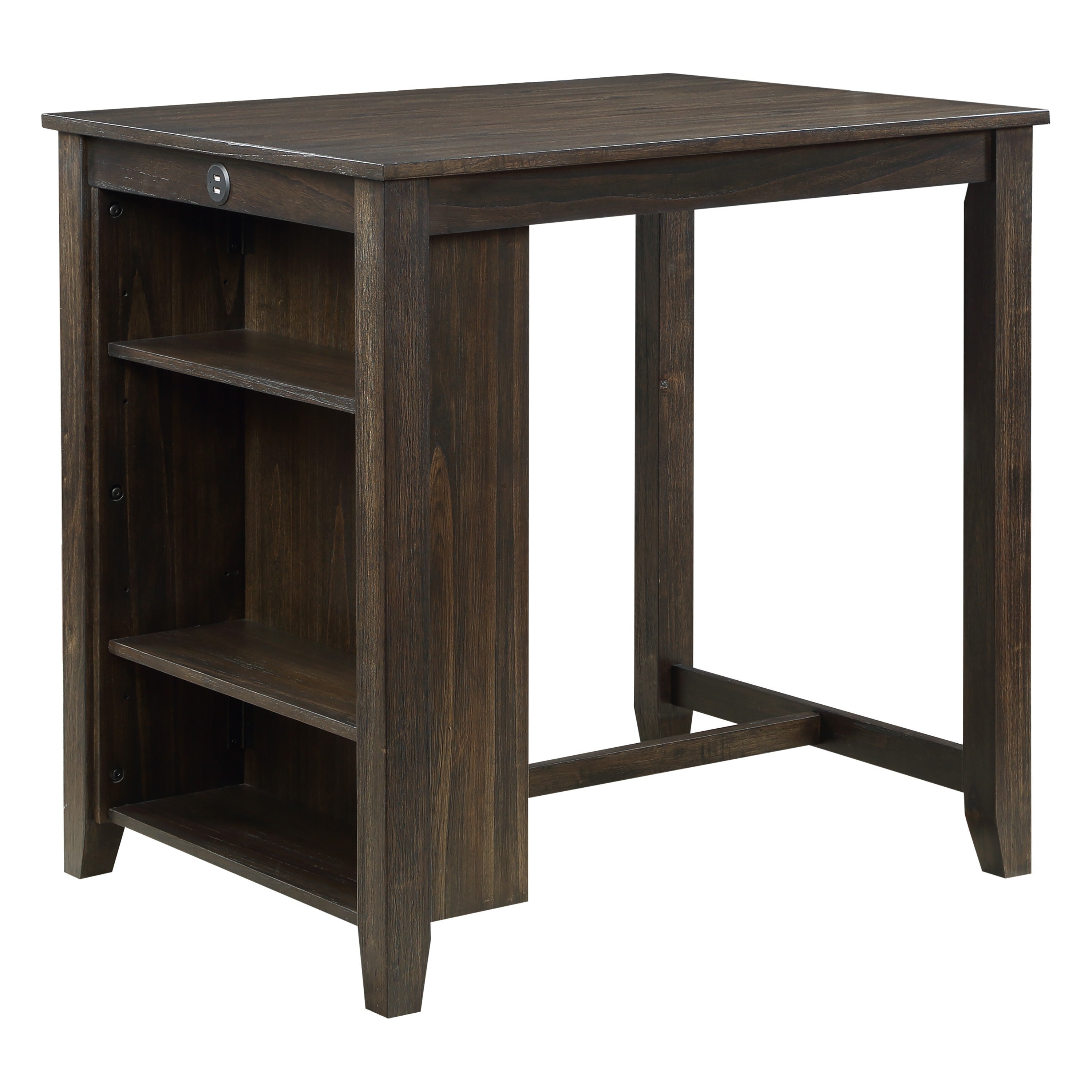 Daye Burnished Brown Cherry 3-Piece Counter Height Set from Homelegance - Luna Furniture