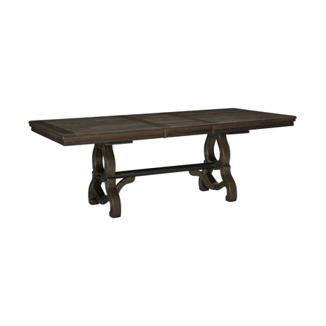 Gloversville Brown Extendable Dining Table -  - Luna Furniture