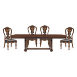 Bergen Dark Oak Dining Set from Homelegance - Luna Furniture