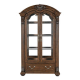 Bergen Dark Oak Curio from Homelegance - Luna Furniture
