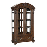 Bergen Dark Oak Curio from Homelegance - Luna Furniture