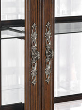 Bergen Dark Oak Curio from Homelegance - Luna Furniture