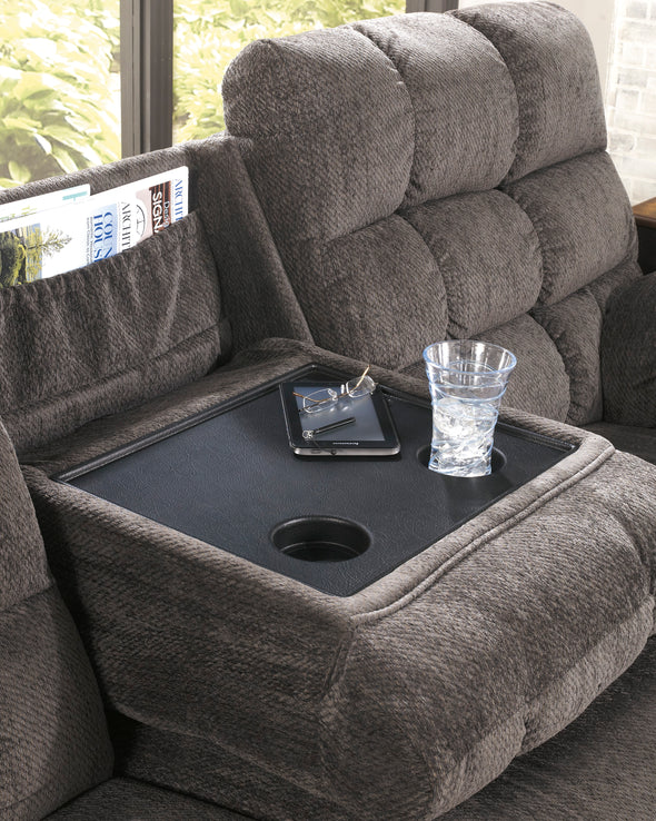 Acieona Slate Reclining Living Room Set - Luna Furniture
