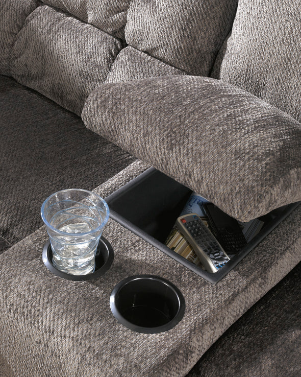 Acieona Slate Reclining Living Room Set - Luna Furniture