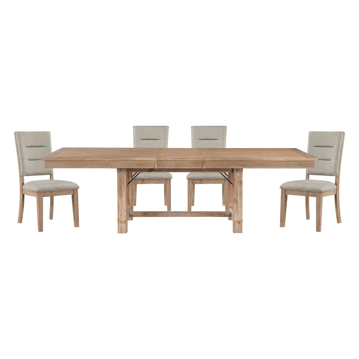 Aberdeen Light Oak Extendable Dining Set from Homelegance - Luna Furniture