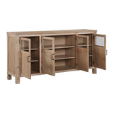 Aberdeen Light Oak Dining Server from Homelegance - Luna Furniture
