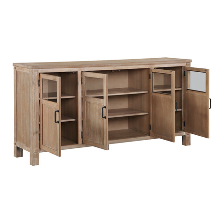 Aberdeen Light Oak Dining Server from Homelegance - Luna Furniture