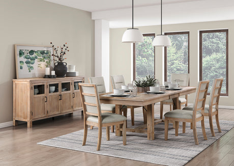 Aberdeen Light Oak Dining Server from Homelegance - Luna Furniture