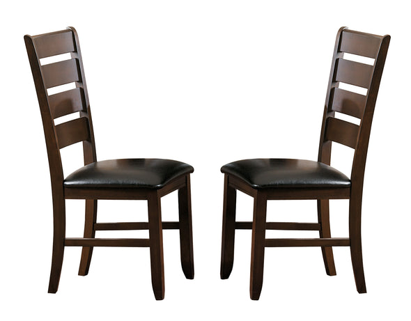 Ameillia Dark Oak Side Chair, Set of 2