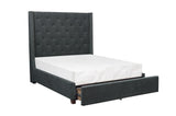 Fairborn Beige Queen Platform Bed with Storage Footboard from Homelegance - Luna Furniture