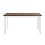 Challis Cherry/White 7-Piece Dining Set from Homelegance - Luna Furniture