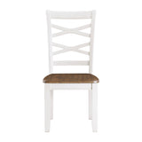 Challis Cherry/White 7-Piece Dining Set from Homelegance - Luna Furniture