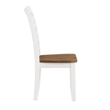 Challis Cherry/White 7-Piece Dining Set from Homelegance - Luna Furniture