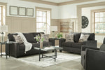 Lucina Charcoal Living Room Set
