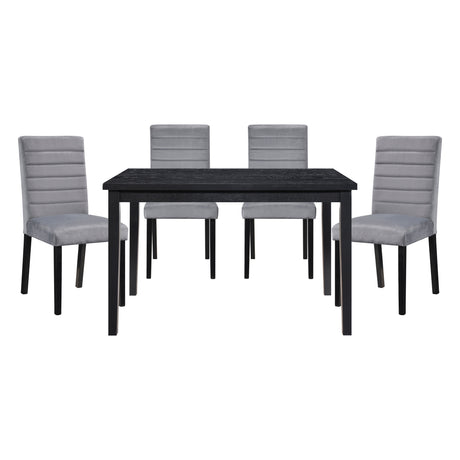 Andreas Black/Gray Dining Set from Homelegance - Luna Furniture
