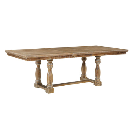 Weatherford Wheat Extandable Dining Table from Homelegance - Luna Furniture
