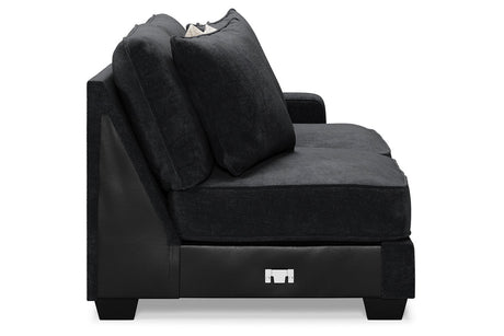 Lavernett Charcoal Right-Arm Facing Sofa from Ashley - Luna Furniture