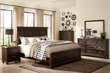 Cardano Driftwood Charcoal Panel Bedroom Set