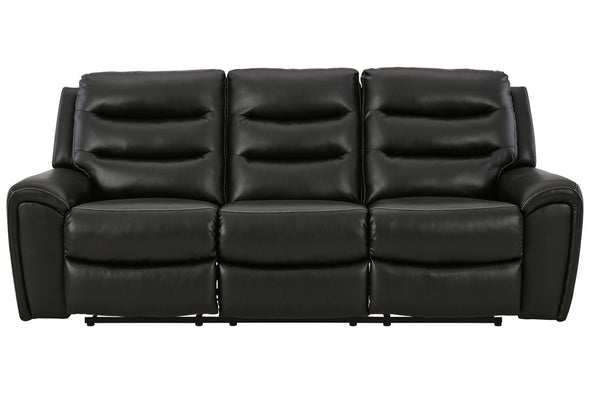 Warlin Black Power Reclining Sofa