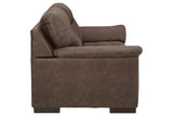 Maderla Walnut Loveseat from Ashley - Luna Furniture