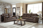 Maderla Walnut Living Room Set - Luna Furniture