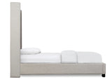 Melody Gray Queen Upholstered Bed