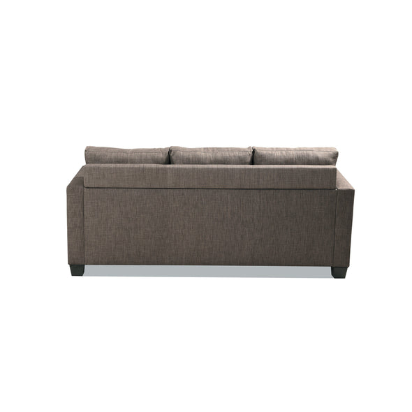 Phelps Brownish Gray Reversible Sofa Chaise - Luna Furniture