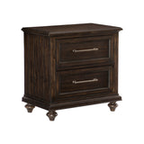 Cardano Driftwood Charcoal Nightstand from Homelegance - Luna Furniture