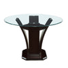 710-36RD* (3)Round Counter Height Table, Glass Top - Luna Furniture