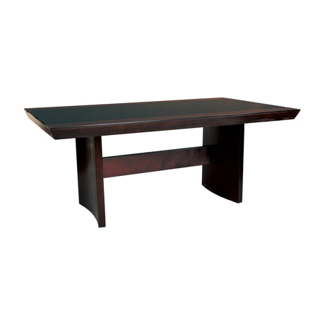 710-72TR* (3)Dining Table, Glass Insert - Luna Furniture