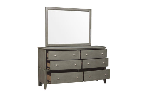Cotterill Gray Upholstered Panel Bedroom Set from Homelegance - Luna Furniture