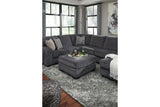 Tracling Slate Oversized Ottoman from Ashley - Luna Furniture