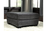 Tracling Slate Oversized Ottoman from Ashley - Luna Furniture