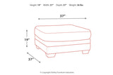 Tracling Slate Oversized Ottoman from Ashley - Luna Furniture