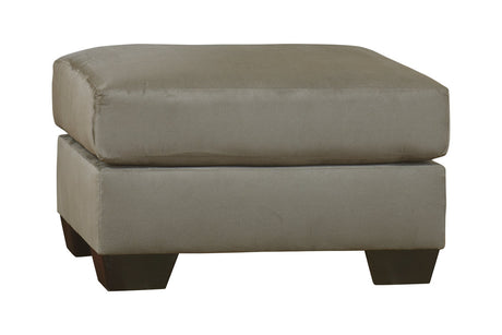 Darcy Cobblestone Ottoman from Ashley - Luna Furniture