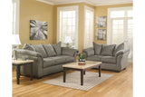 Darcy Cobblestone Loveseat from Ashley - Luna Furniture