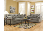 Darcy Cobblestone Loveseat from Ashley - Luna Furniture