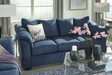Darcy Blue Full Sofa Sleeper -  - Luna Furniture
