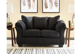 Darcy Black Loveseat from Ashley - Luna Furniture