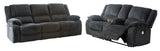 Draycoll Slate Power Reclining Living Room Set from Ashley - Luna Furniture