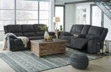 Draycoll Slate Power Reclining Living Room Set from Ashley - Luna Furniture