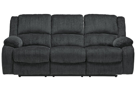 Draycoll Slate Reclining Sofa from Ashley - Luna Furniture